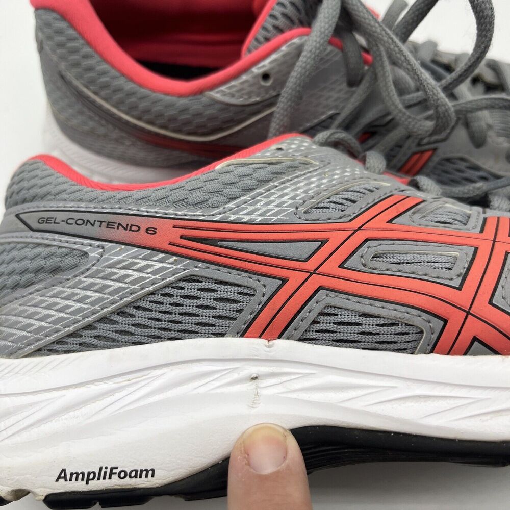 ASICS GEL-Contend 6 1012A571 Running Shoes, Women's Size 8.5, Grey/Pink - Picture 10 of 10